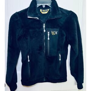 Mountain Hardwear Black Fleece Jacket, XS